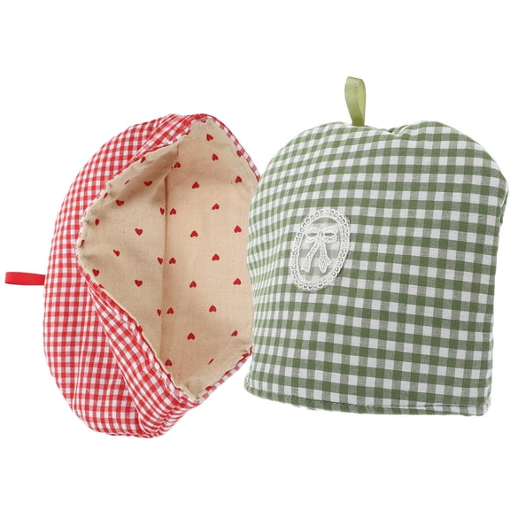 PENIKOKO Tea Kettle Cover Cotton Cloth Thermal Retention Friends Who Love Tea 2pcs