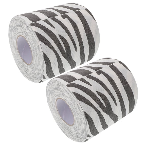 PENIKOKO 2-Pack Zebra Print Toilet Paper Soft Tissue with Unique Animal Pattern for Bathroom Use