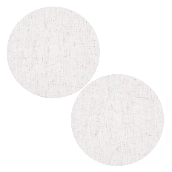 PENIKOKO 2pcs Ceiling Light Shade Round Beige Cloth Soft Light Diffuser For Light Shade Ceiling Bedroom Use