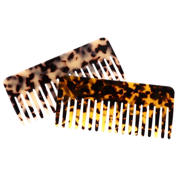 PENIKOKO 2pcs Wide Tooth Hair Detangling Comb Set for Wet Hair