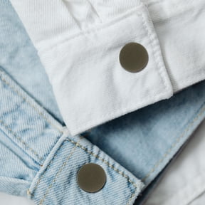 PENIKOKO 30Pcs Jeans Button Replacement Iron And Fabric Diy Friendly Secure Attachment For Sewers Tuxedos Gowns
