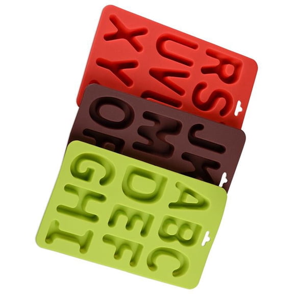 PENIKOKO 3-Piece Silicone Fondant Molds Set for Cake Decorating, Ideal for Birthdays, Anniversaries, Weddings, Assorted Colors