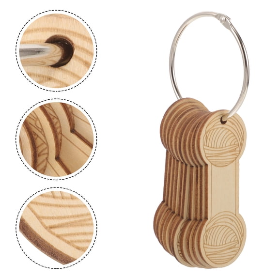 PENIKOKO  Manual Wooden Yarn Winder Knitting Spool Tool for Sewing Work Thread Organizing