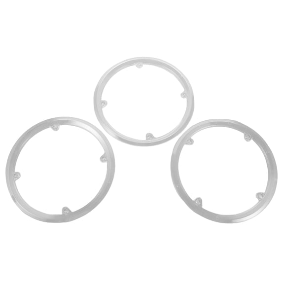 PENIKOKO 3Pcs Bicycle Chain Protector Transparent Plastic Chain Drop Prevention for Rough Terrain Rides