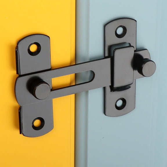 PENIKOKO 3-Pack Black Toggle Latch Lock for Wood Metal Doors, , Sheds, Cabinets Secure Bolt Hardware