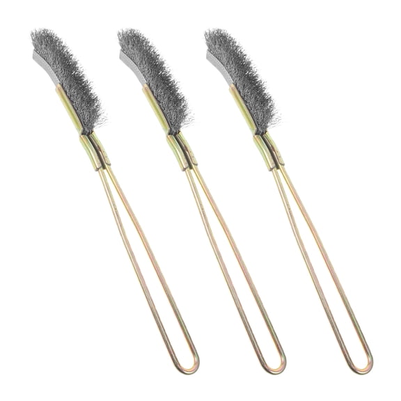 PENIKOKO 3-Piece Heavy Duty Wire Brush Set for Rust Removal, Stainless Steel Cleaning and Preparation