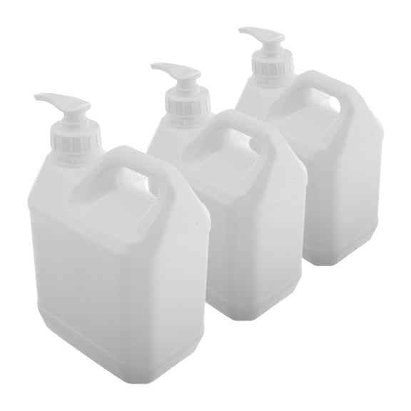PENIKOKO 3-Pack Liquid Soap Dispenser Pump Bottles for Travel, Bathroom, Kitchen, Minimalist Design, Easy to Use and Refill
