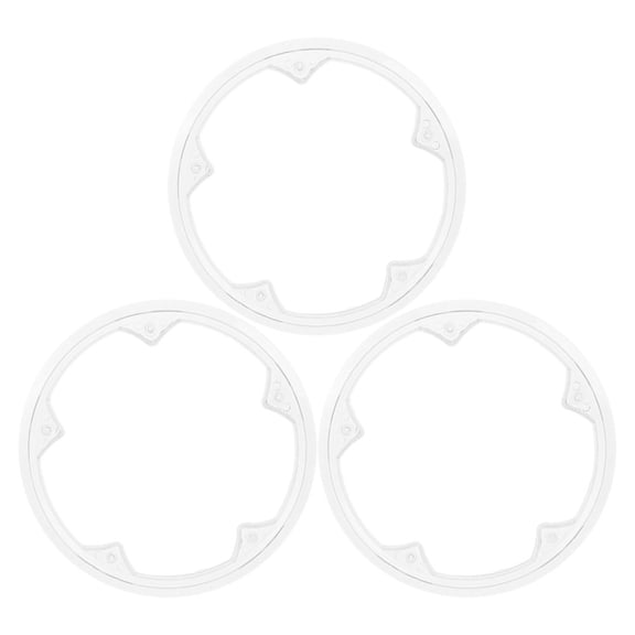 PENIKOKO 3-Pack Round Plastic Gear Chain Wheel Covers for Bikes, Perfect for Daily Cycling, Commuting, and Outdoor Riding