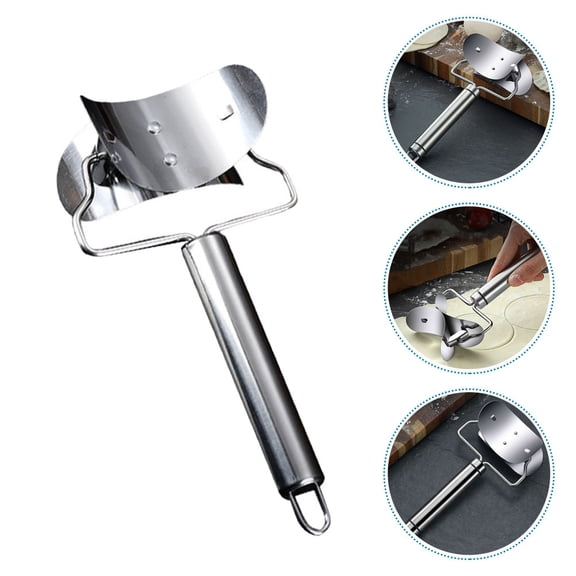 PENIKOKO 3pcs Stainless Steel Dumpling Skin Cutter Manual Wrapper Tool