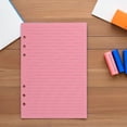 thumbnail image 1 of PENIKOKO 4 Leaf Notebook Paper Refill Packs Colored Lined Paper for Note Taking, 1 of 6
