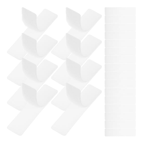 PENIKOKO 48 Pairs Double Sided Tape Heavy Duty White Nylon Strong Adhesive for Indoor Mounting and Craft Projects