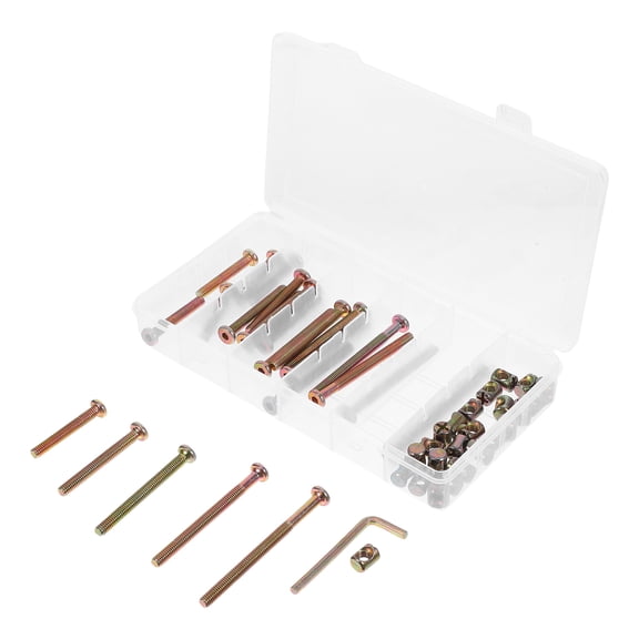 PENIKOKO 49-Piece Retractable Gate Replacement Socket Screws Set for Furniture Assembly and Repair Tasks