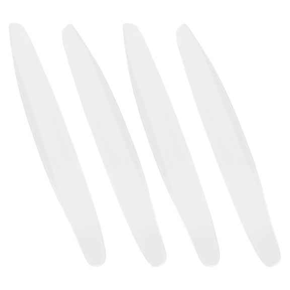 PENIKOKO Car Door Edge Trim Guard Black 4Pcs 15.4x2.0x0.2In Car Strip