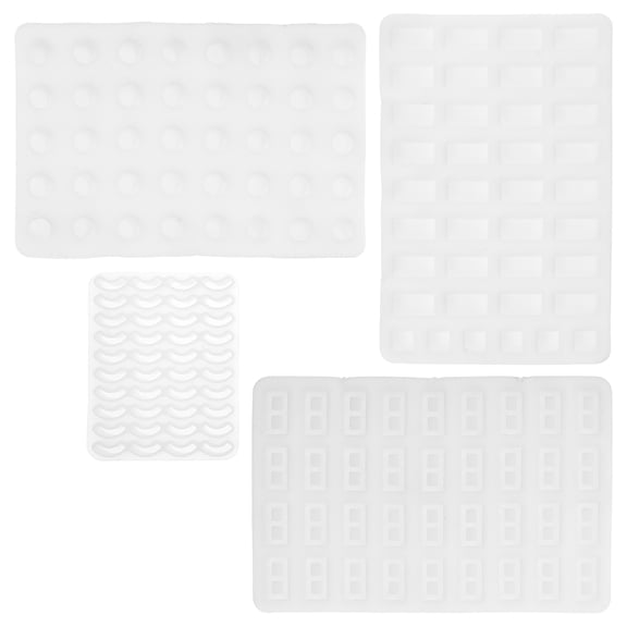 PENIKOKO 4-Piece Mini House Silicone Mold Set for Beginners, Architectural Design Crafting Tools and Accessories