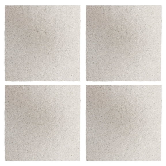 PENIKOKO 4-Pack Microwave Mica Plates Replacement Sheets Light Grey for Microwave Oven Chamber