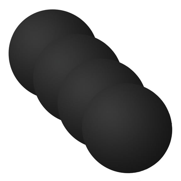 PENIKOKO 4Pcs Black Decorative Wheel Hub Stickers Car Center Cap Decals for Auto Accessories