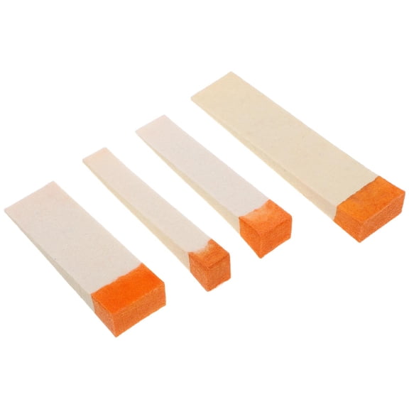 PENIKOKO 4Pcs Orange Wool Felt Piano Mute Blocks Sturdy for String Muting