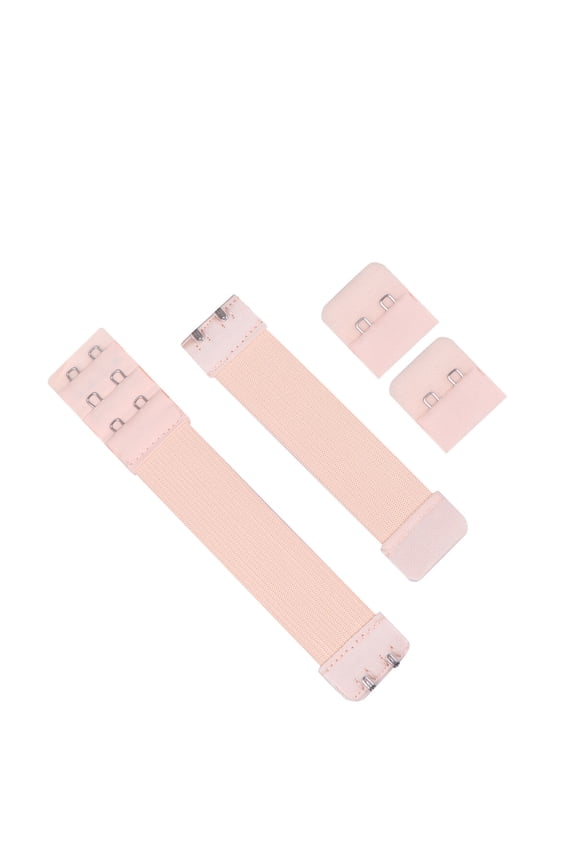4Pcs Pink Underwear Extenders Buckle Adjustable Bra Back Extension for Flexible Clothing