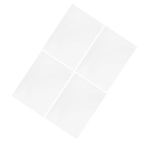 PENIKOKO 4-Pack Water Soluble Embroidery Stabilizer Sheets with Adhesive Backing for Fabric Sewing and Craft Projects