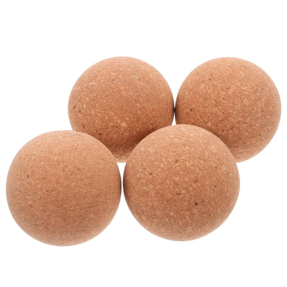 PENIKOKO 4-Pack Wooden Sphere Glass Jar Stoppers Bottle Caps Leakproof Reusable Sealing Accessories