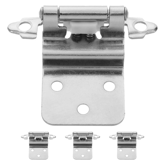 PENIKOKO Set of 4 Iron Concealed Cabinet Hinges for Kitchen Cabinets, Modern Design, and Strong Load Capacity