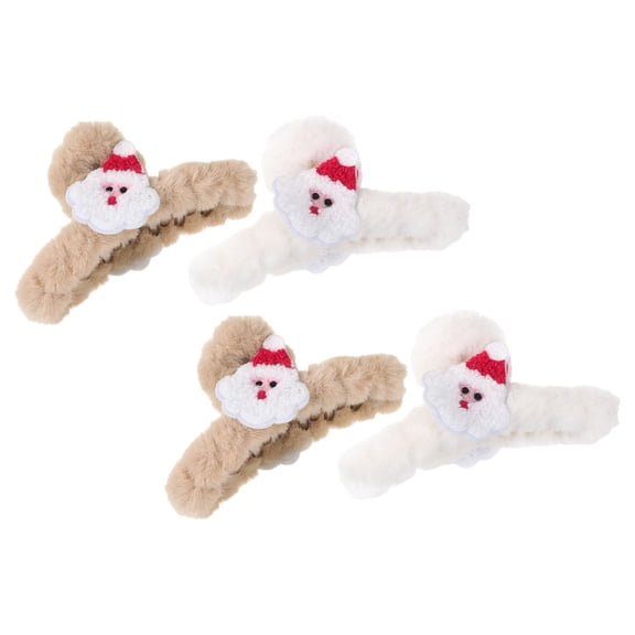 PENIKOKO 4pcs Extra Large Curly Hair Clips for Women, Assorted Colors, Hair Accessories for Everyday Use