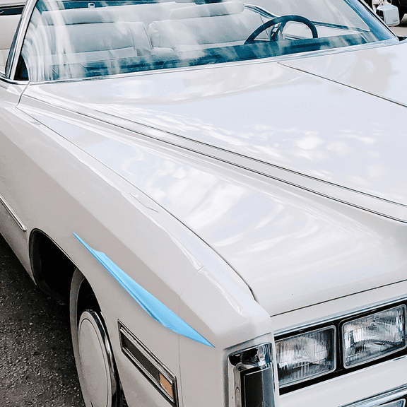 PENIKOKO 4pcs Front Bumper Spoiler Canard in Blue for Reduced Drag and Special Occasions for Car Enthusiasts