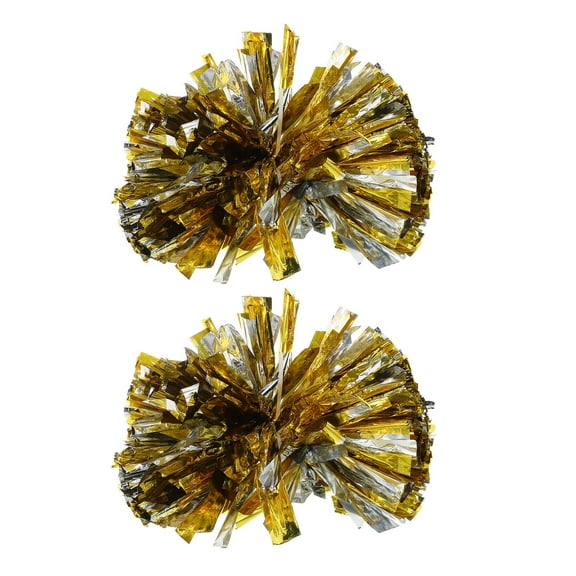 PENIKOKO Set of 4 Handheld Pom Poms for Women, Lightweight Cheerleading Accessories for Sports Events, School Activities, and Spirit Support