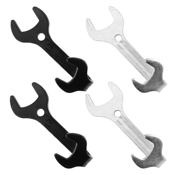 PENIKOKO 4pcs Vintage Wrench Shaped Wall Hooks for Entryway, Kitchen, Garage Organization and Decorative Hanging