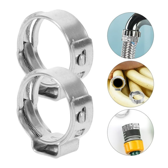 PENIKOKO 50 Pack Stainless Steel Cinch Clamps for Secure Tubing Connections and Easy Installation 5/8 Inch