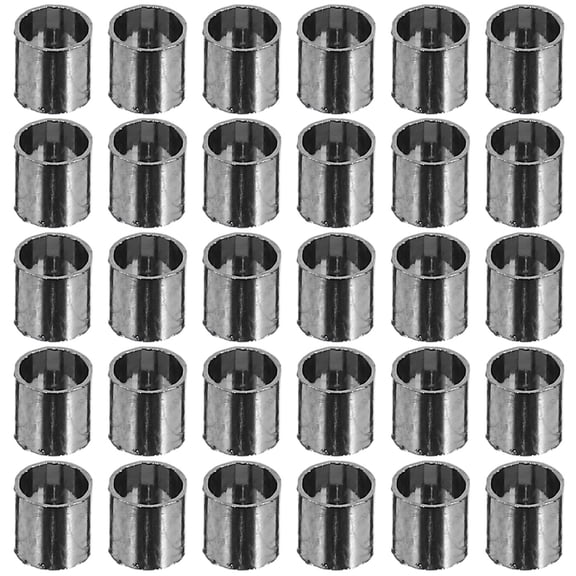 PENIKOKO 500 Pieces Dark Grey Copper Crimp Beads for Jewelry Making, Secure Hold, Elegant Finish, Craft Supplies Kit