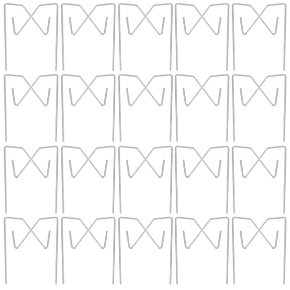 PENIKOKO 50Pcs Silver Metal String Light Hooks Xmas Hanging Clips for Home Decoration