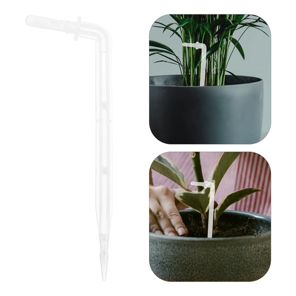 PENIKOKO 50 Pieces Automatic Dripper Irrigation Kit Transparent for Garden Fruit Trees Outdoor Farming Watering