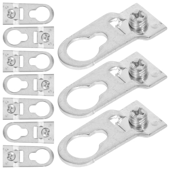 PENIKOKO 50pcs Aluminum Alloy Picture Frame Clips for Wall Hanging, Decorative Hardware Accessories, Easy to Install and