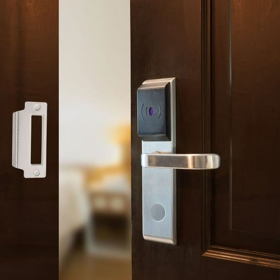 PENIKOKO 5-Piece Stainless Steel Door Strike Kit for Homeowners, Easy Installation, and Secure Hardware