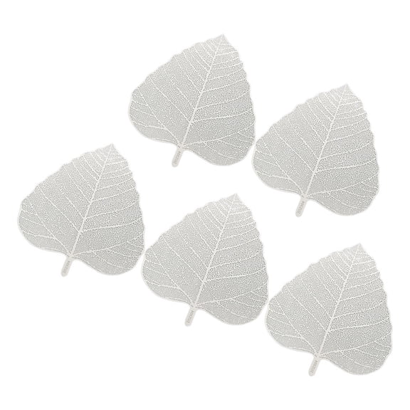 PENIKOKO Stainless Steel Tea Filter Leaf Shaped Teaware Accessories 5pcs