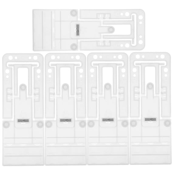 PENIKOKO 5Pcs Plastic Display Stand for Shop Shelves Antitip Design Transparent L Shape Support