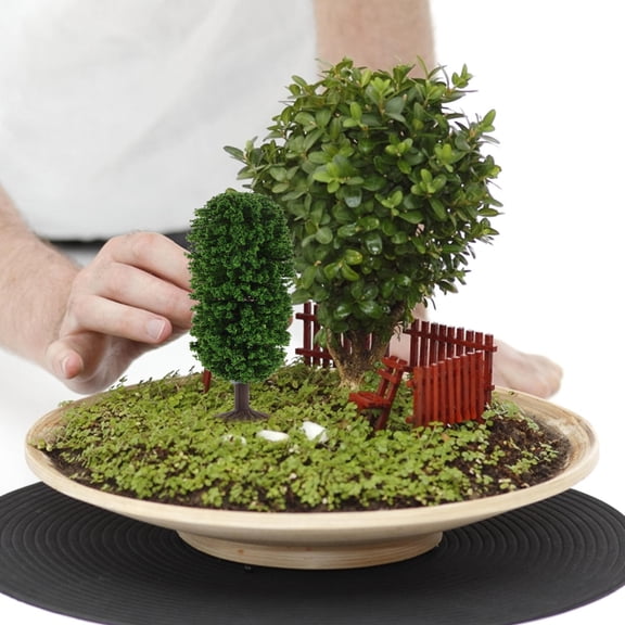 PENIKOKO 5Pcs Sand Table Landscape Model Tree Multi Plastic Lifelike Design Hobbyists