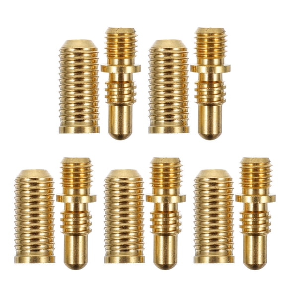 PENIKOKO 5 Set Copper Billiard Cue Screws Pool Cue Repair Kit Accessories Replacement Parts