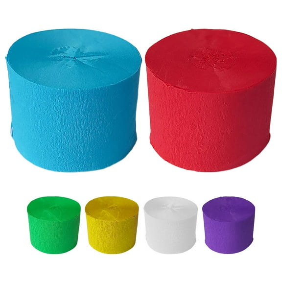 PENIKOKO 6 Rolls Crepe Paper Streamers For Diy Projects And Family Fun In Purple