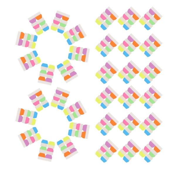 PENIKOKO 600 Pieces Colorful Sticky Annotation Tabs with Unique Shapes for Indexing, Divider Organization and Office Use