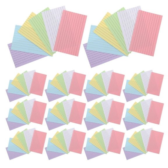 PENIKOKO 600pcs Vocabulary Cards Paper Multi for Study Sessions Language Learning