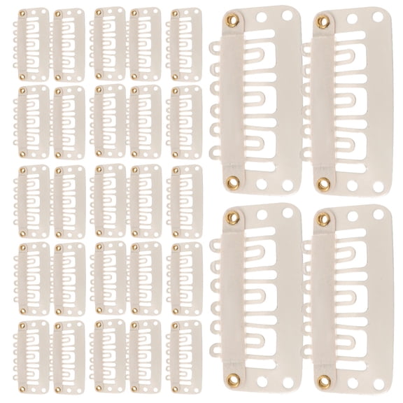 PENIKOKO 60Pcs Metal Hair Clips Women for Wig Making Everyday Use