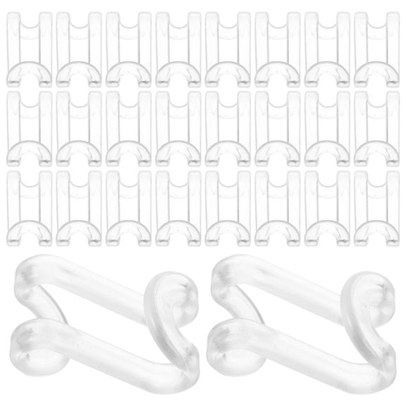 PENIKOKO 60pcs Multi Hook Hanger ABS Connector for General Users Home Use