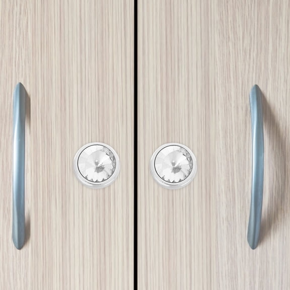 PENIKOKO 6-Pack Acrylic Drawer Pull Handles for Desk and Furniture, Home Improvement Hardware
