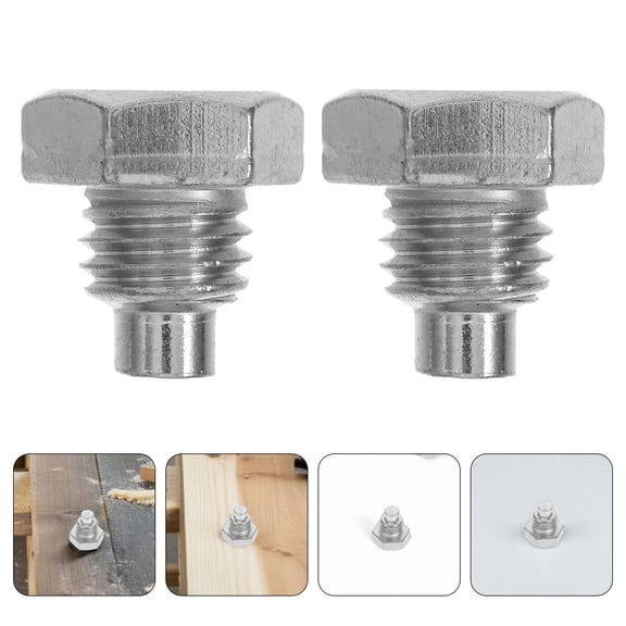 PENIKOKO 6-Piece Metal Handle Bolt Set for Vehicle Floor Jack Maintenance and Repair Accessories Kit