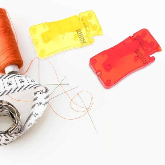 PENIKOKO 6Pcs Needle Threaders Sewing Tool Plastic Threading Device for Easy Needle Threading