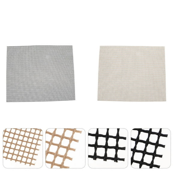 PENIKOKO 6Pcs Non Stick Bbq Grill Mats Black Ptfe Coated Fiberglass Suitable for Oven Liners