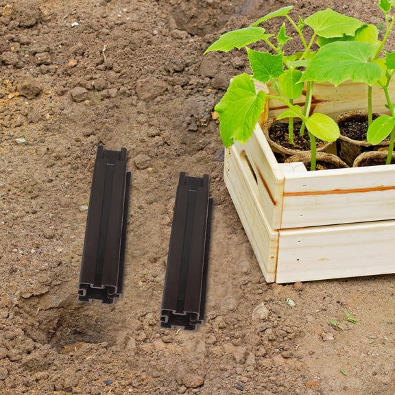 PENIKOKO 6-Pack Plastic Raised Bed Legs for Outdoor Gardening and Landscaping, Support for Raised Garden Beds