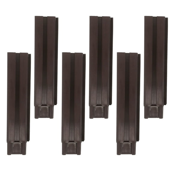 PENIKOKO 6-Pack Plastic Raised Bed Legs for Outdoor Gardening and Landscaping, Support for Raised Garden Beds